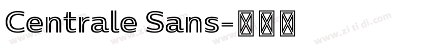 Centrale Sans字体转换